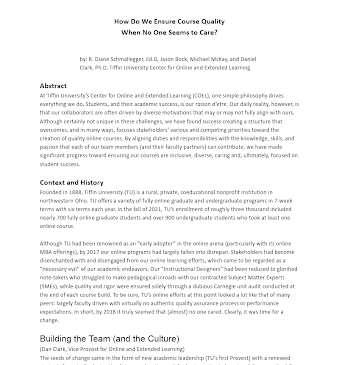 Publishing course visual